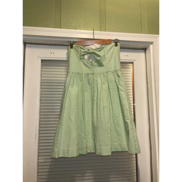 Lily Pulitzer Green Strapless Dress - Picture 2 of 6